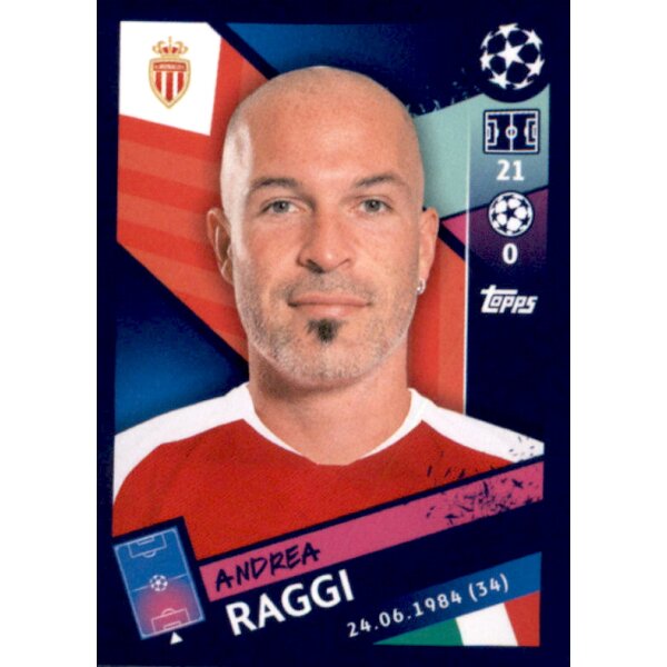 Sticker 332 - Andrea Raggi - AS Monaco FC