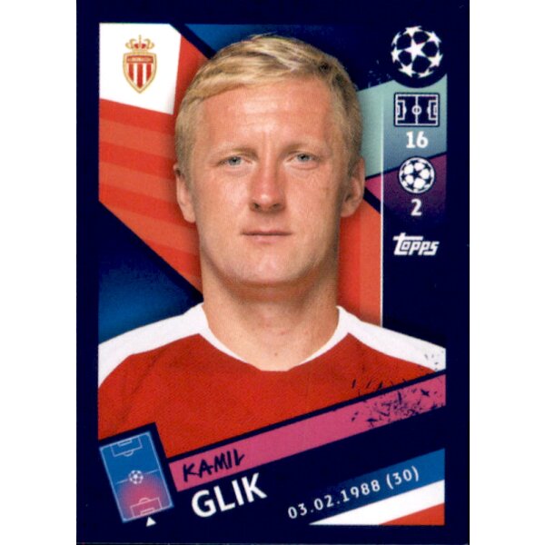 Sticker 334 - Kamil Glik - AS Monaco FC