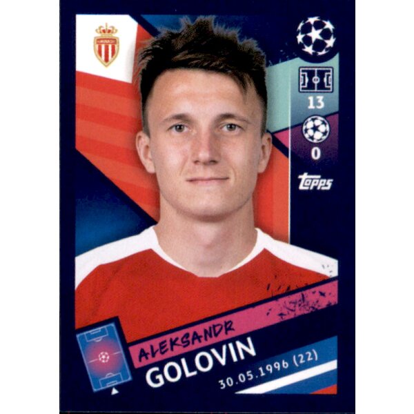 Sticker 340 - Aleksandr Golovin - AS Monaco FC