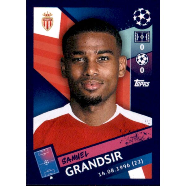 Sticker 342 - Samuel Grandsir - AS Monaco FC