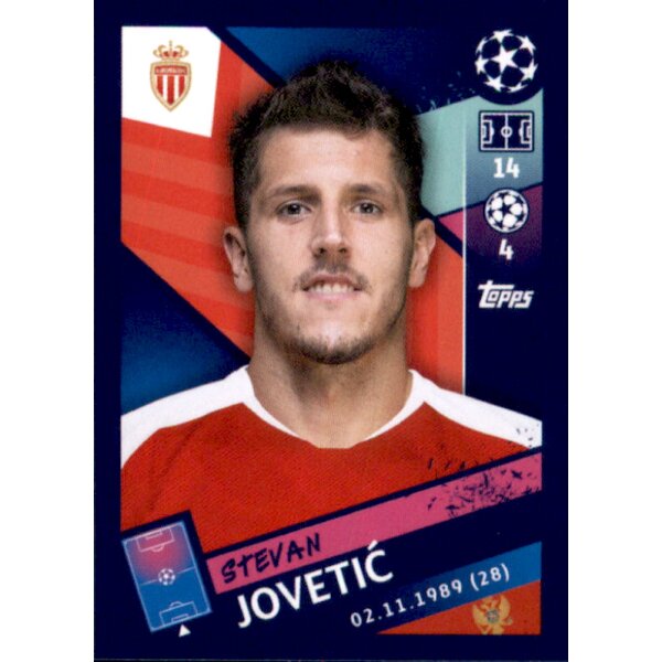 Sticker 344 - Stevan Jovetic - AS Monaco FC