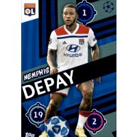 Sticker 348 - Memphis Depay - Olympique Lyonnais