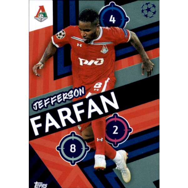 Sticker 367 - Jefferson Farfan - Lokomotiv Moskva