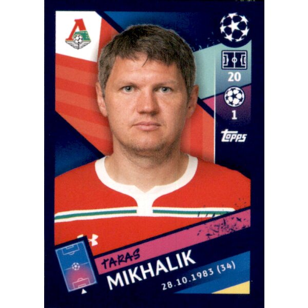 Sticker 372 - Taras Mykhalyk - Lokomotiv Moskva