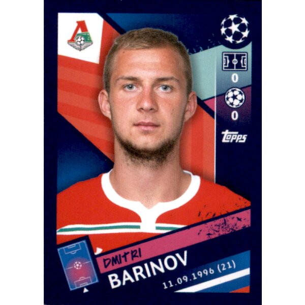 Sticker 375 - Dmitri Barinov - Lokomotiv Moskva