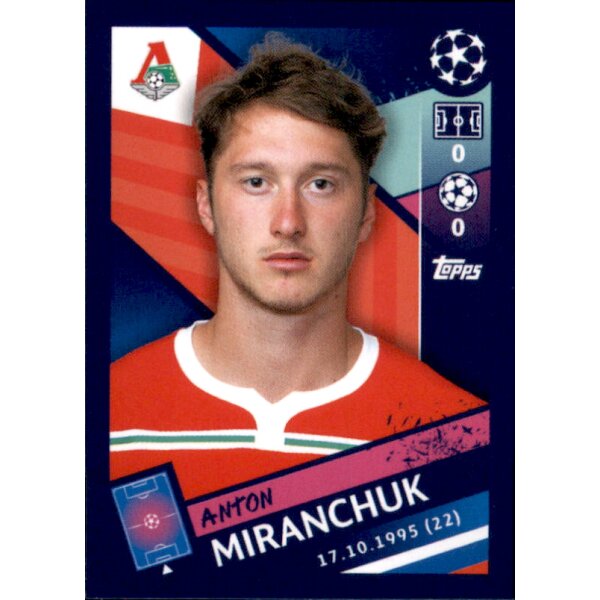 Sticker 378 - Anton Miranchuk - Lokomotiv Moskva