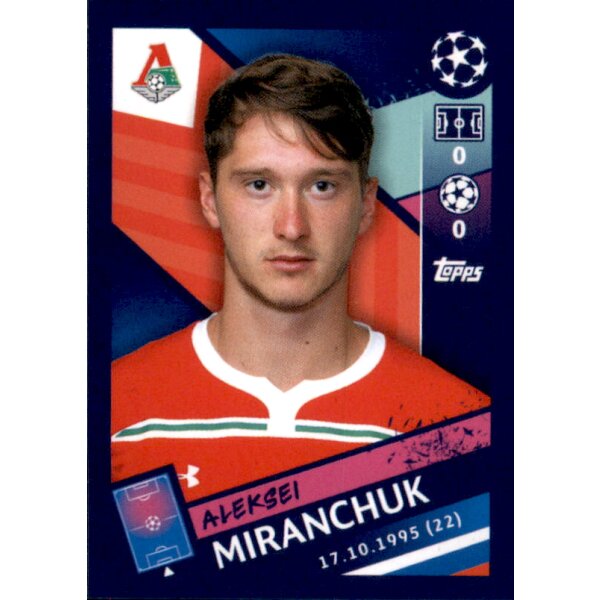 Sticker 380 - Aleksei Miranchuk - Lokomotiv Moskva