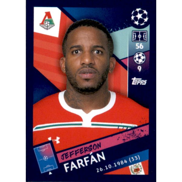 Sticker 381 - Jefferson Farfan - Lokomotiv Moskva