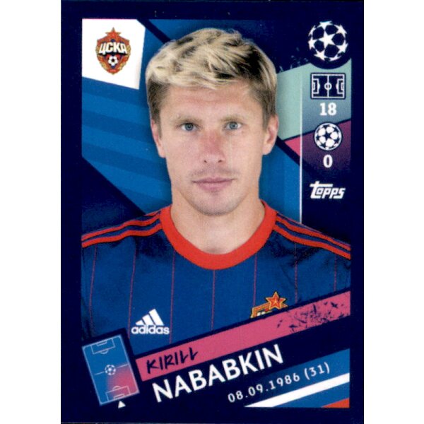 Sticker 388 - Kirill Nababkin - CSKA Moskau