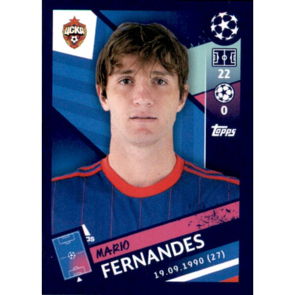 Sticker 389 - Mario Fernandes - CSKA Moskau