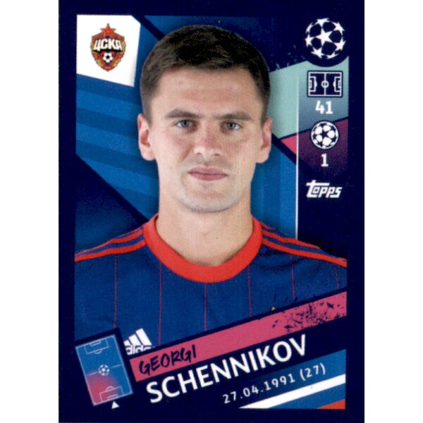 Sticker 390 - Georgi Shchennikov - CSKA Moskau