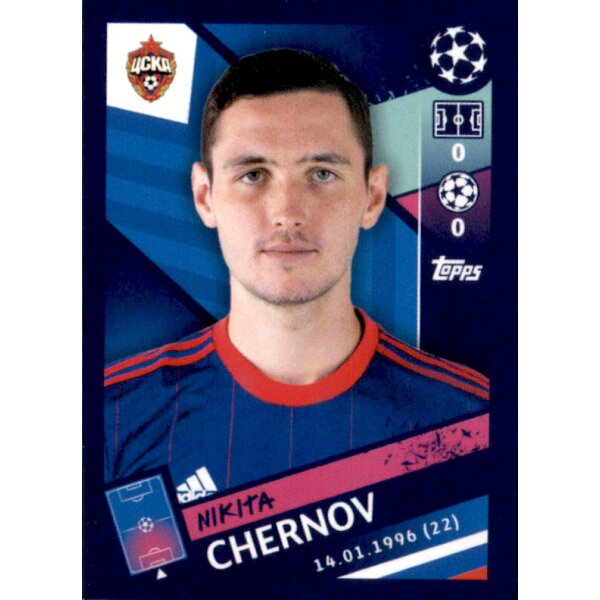 Sticker 391 - Nikita Chernov - CSKA Moskau