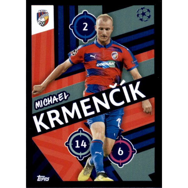 Sticker 481 - Michael Krmencik - FC Viktoria Plzen