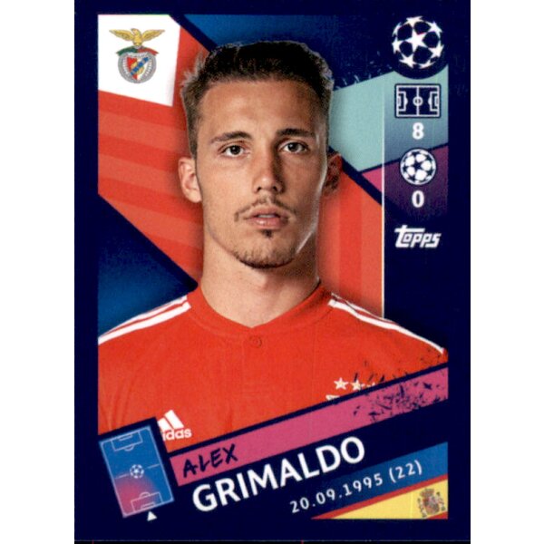 Sticker 502 - Alex Grimaldo - SL Benfica