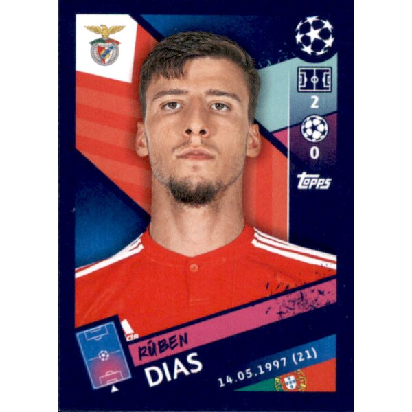 Sticker 503 - Ruben Dias - SL Benfica