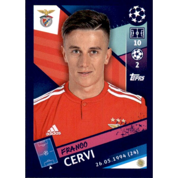 Sticker 509 - Franco Cervi - SL Benfica