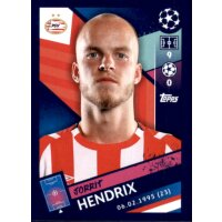 Sticker 523 - Jorrit Hendrix - PSV Eindhoven