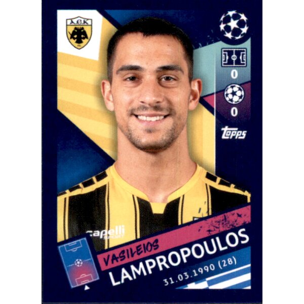 Sticker 584 - Vasilis Lampropoulos - AEK Athens