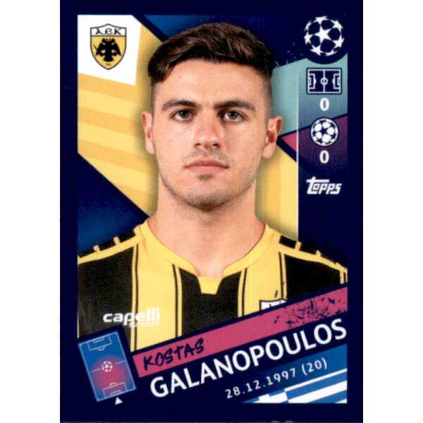 Sticker 586 - Kostas Galanopoulos - AEK Athens