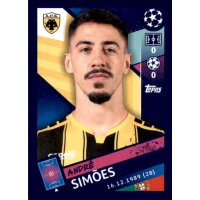 Sticker 587 - Andre Simoes - AEK Athens