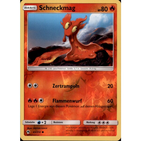 43/214 Schneckmag  - Reverse Holo - Deutsch