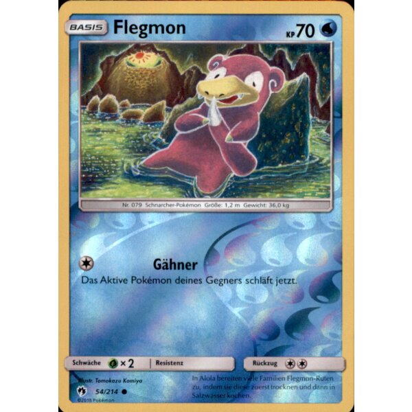 54/214 Flegmon  - Reverse Holo - Deutsch