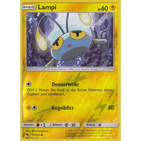 73/214 Lampi  - Reverse Holo - Deutsch