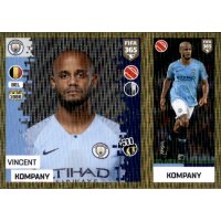 Sticker 49 a/b - Vinsent Kompany - Manchester City