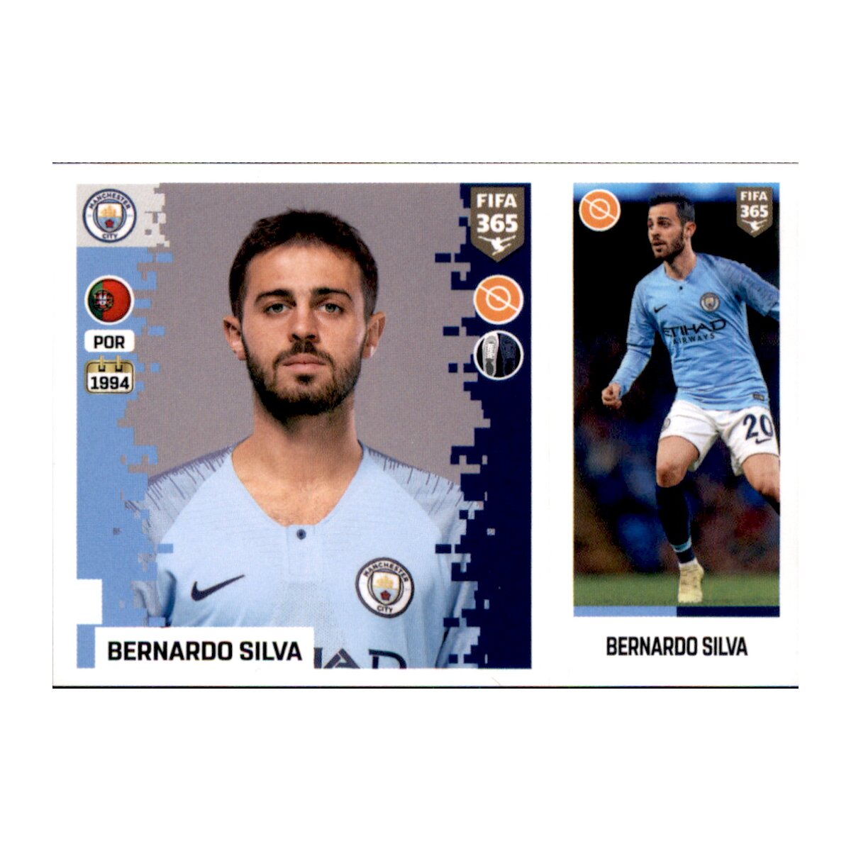 Sticker 57 A B Bernardo Silva Manchester City 0 79