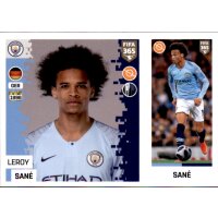 Sticker 59 a/b - Leroy Sane - Manchester City