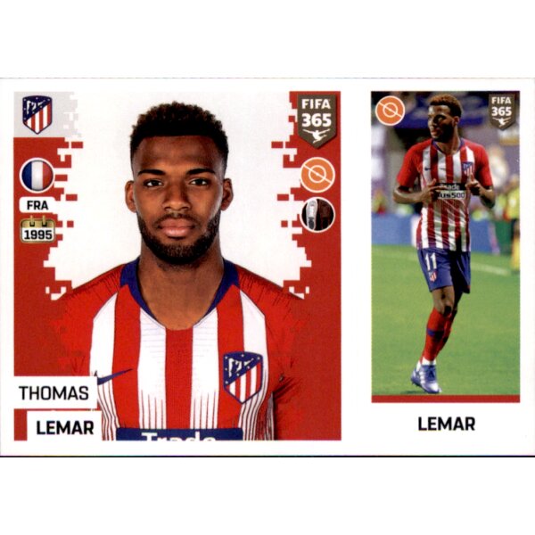 Sticker 74 a/b - Thomas Lemar - Atlético de Madrid