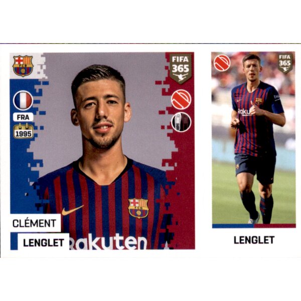 Sticker 83 a/b - Clement Lenglet - FC Barcelona