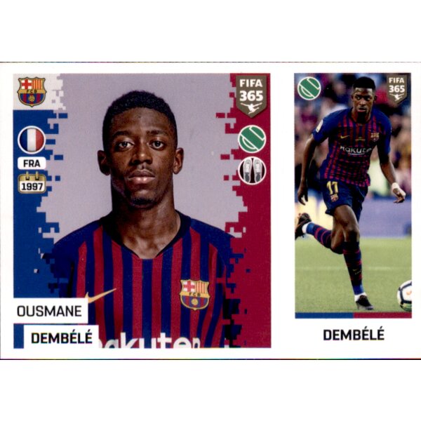 Sticker 93 A/b - Ousmane Dembele - FC Barcelona, 0,39