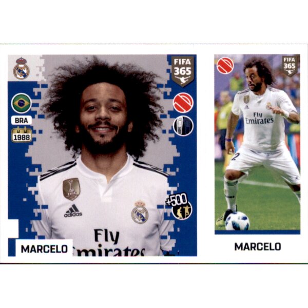 Sticker 100 a/b - Marcelo - Real Madrid CF