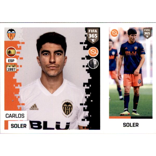 Sticker 119 a/b - Carlos Soler - FC Valencia