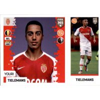 Sticker 136 a/b - Youri Tielemans - AS Monaco