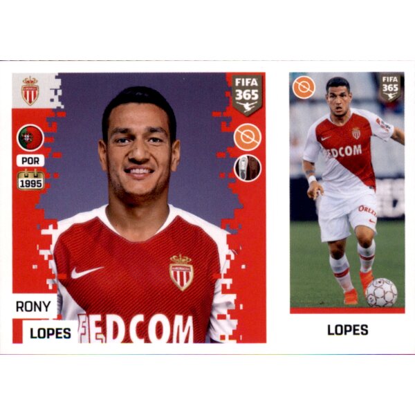 Sticker 138 a/b - Rony Lopes - AS Monaco