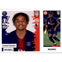 Sticker 153 a/b - Christopher Nkunku - Paris Saint-Germain