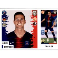 Sticker 156 a/b - Julian Draxler - Paris Saint-Germain