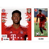 Sticker 165 a/b - David Alaba - FC Bayern München