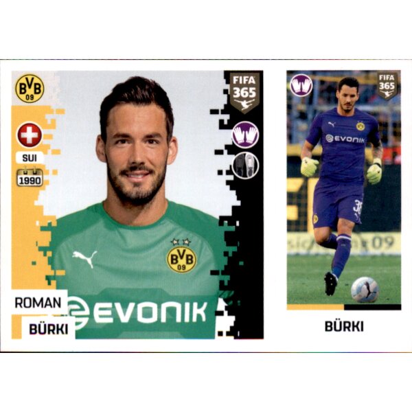 Sticker 176 a/b - Roman Bürki - Borussia Dortmund