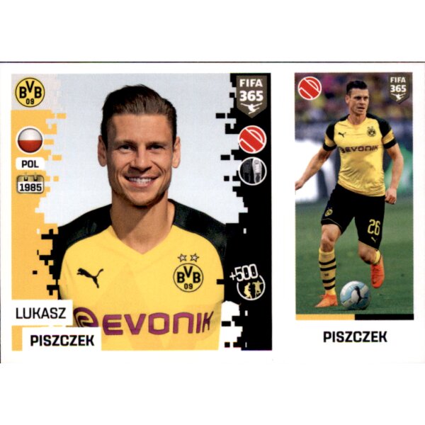 Sticker 180 a/b - Lukasz Piszczek - Borussia Dortmund