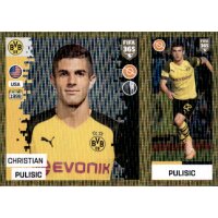 Sticker 188 a/b - Christian Pulisic - Borussia Dortmund