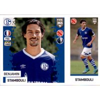 Sticker 197 a/b - Benjamin Stambouli - FC Schalke 04