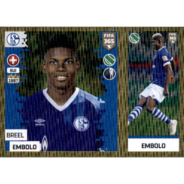 Sticker 206 a/b - Breel Embolo - FC Schalke 04