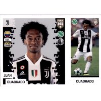 Sticker 234 a/b - Juan Cuadrado - Juventus Turin