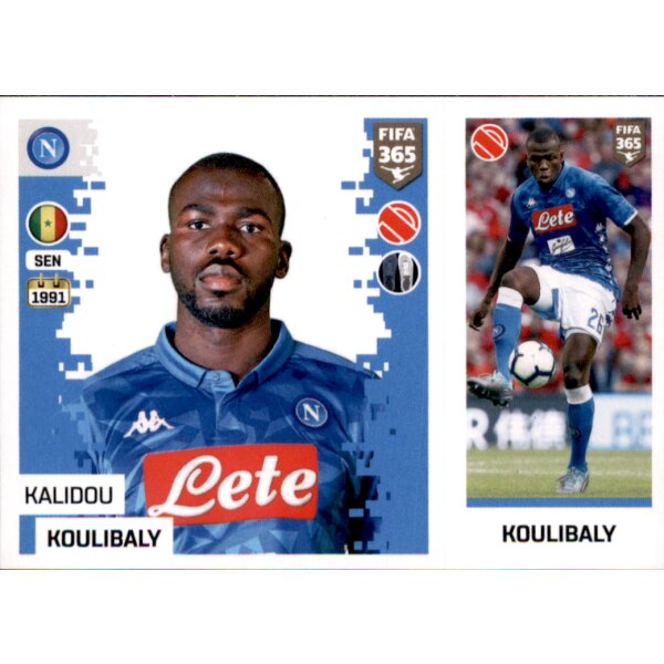 Sticker 242 a/b - Kalidou Koulibaly - SSC Neapel