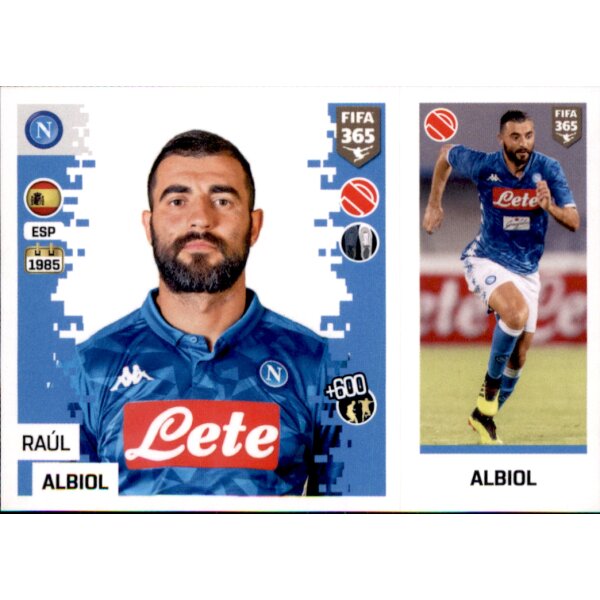 Sticker 243 a/b - Raul Albiol - SSC Neapel