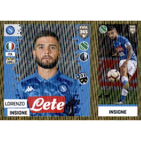 Sticker 253 a/b - Lorenzo Insigne - SSC Neapel