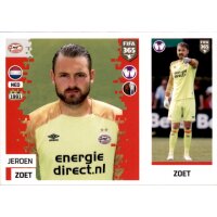 Sticker 256 a/b - Jeroen Zoet - PSV Eindhoven